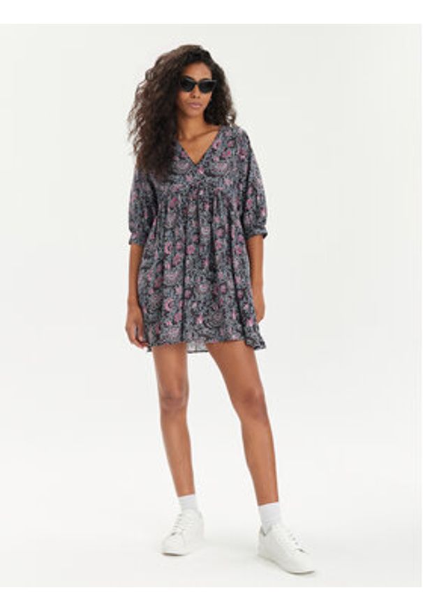 Pepe Jeans Sukienka letnia Darcy PL953488 Szary Regular Fit. Kolor: szary. Materiał: bawełna, wiskoza. Sezon: lato