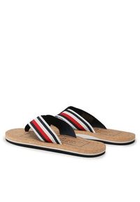 TOMMY HILFIGER - Tommy Hilfiger Japonki Cork Beach Sandal FM0FM04475 Kolorowy. Materiał: materiał. Wzór: kolorowy #2