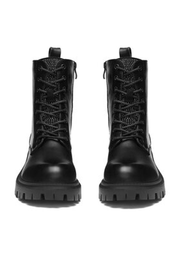 Jenny Fairy Trzewiki REET HY13023-61 Czarny. Kolor: czarny. Materiał: materiał