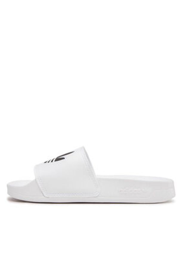 Adidas - adidas Klapki Adilette Lite FU8297 Biały. Kolor: biały. Materiał: skóra