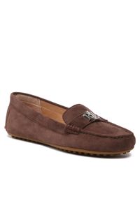 Mokasyny Lauren Ralph Lauren Barnsbury 802821629016 Chestnut Brown. Kolor: brązowy. Materiał: zamsz, skóra