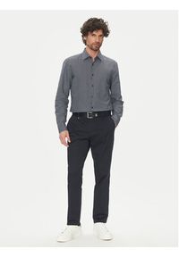BOSS Koszula C-Hal 50539532 Granatowy Casual Fit. Okazja: na co dzień. Kolor: niebieski. Materiał: bawełna. Styl: casual