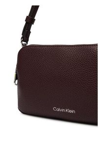 Calvin Klein Torebka Webbing 2X Strap Camera Bag LV04F3656G Brązowy. Kolor: brązowy. Materiał: skórzane #2