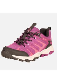 Aulp - Buty trekkingowe dziecięce AULP MAROK oddychające wytrzymałe. Kolor: czerwony, różowy, wielokolorowy. Szerokość cholewki: normalna