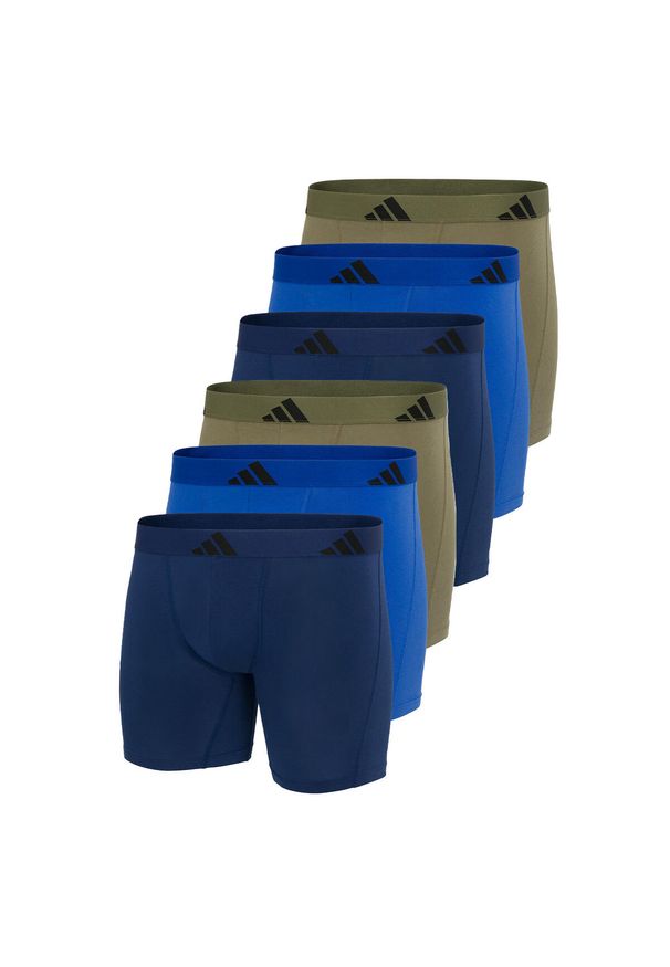 Adidas - Bokserki Active Flex Cotton 6 pak. Kolor: wielokolorowy. Materiał: bawełna, elastan