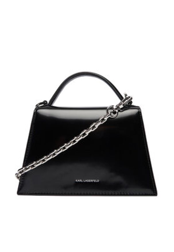 Karl Lagerfeld - KARL LAGERFELD Torebka A4W30035 Czarny. Kolor: czarny. Materiał: skórzane