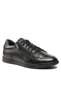 Geox Sneakersy U Cordusio U36FWD 00043 C9999 Czarny. Kolor: czarny. Materiał: skóra
