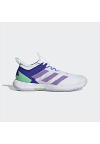 Buty do tenisa dla dorosłych Adidas Adizero Ubersonic 4 Tennis Shoes. Kolor: wielokolorowy, szary, biały, fioletowy. Sport: tenis #1