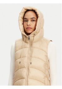 Geox Bezrękawnik Bleyze W5528C T3146 F5262 Beżowy Regular Fit. Kolor: beżowy. Materiał: syntetyk. Długość rękawa: bez rękawów #5