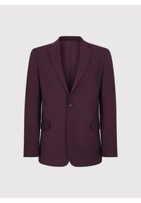 Pako Lorente - PAKO LORENTE - Bordowa marynarka garniturowa. Kolor: czerwony. Materiał: wiskoza, poliester, elastan. Styl: młodzieżowy #10