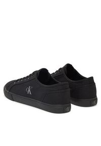 Calvin Klein Jeans Tenisówki Ess Vulc Low Mg Canvas YM0YM01209 Czarny. Kolor: czarny. Materiał: materiał #6