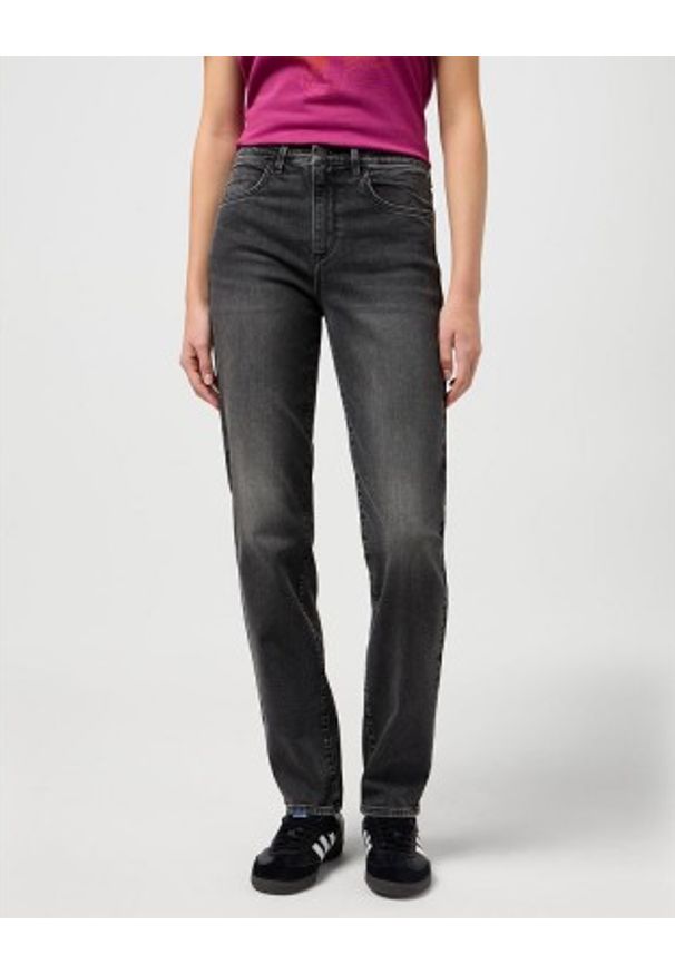 Wrangler - DAMSKIE SPODNIE WRANGLER STRAIGHT UNFORGETTABLE 112351064