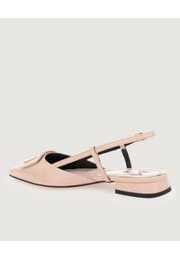 Marella - MARELLA - Skórzane sandały Bocca. Zapięcie: pasek. Kolor: różowy, wielokolorowy, fioletowy. Materiał: skóra. Wzór: aplikacja. Styl: elegancki #2