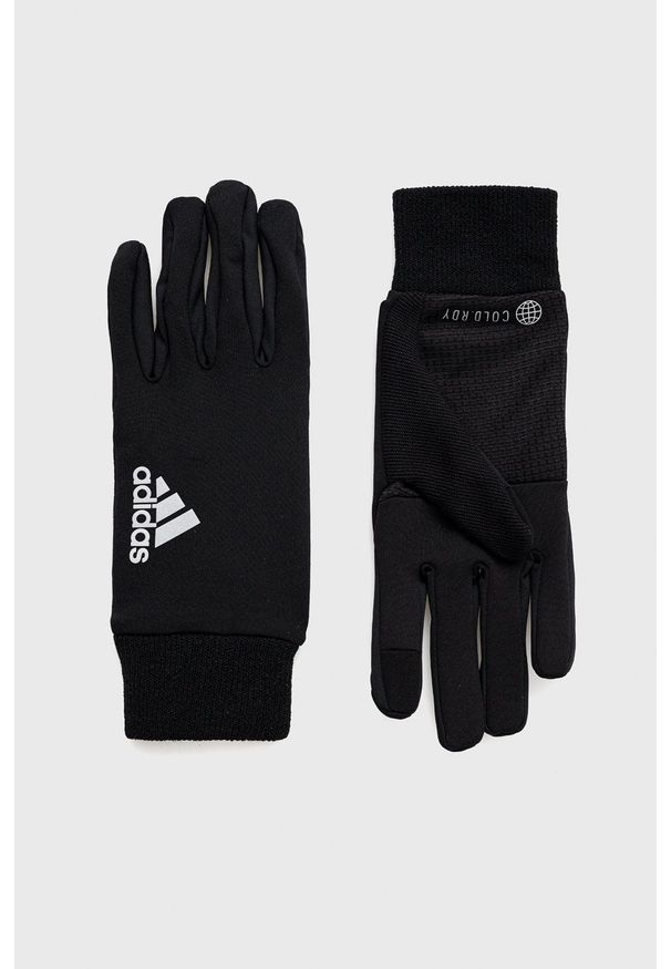 adidas Performance rękawiczki kolor czarny. Kolor: czarny. Materiał: materiał. Sezon: zima