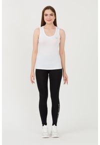 Emporio Armani - EMPORIO ARMANI Biały damski top, Rozmiar S. Kolor: biały #6