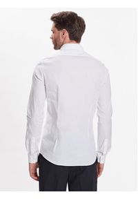 Calvin Klein Koszula Hidden K10K109891 Biały Extra Slim Fit. Kolor: biały. Materiał: bawełna #6