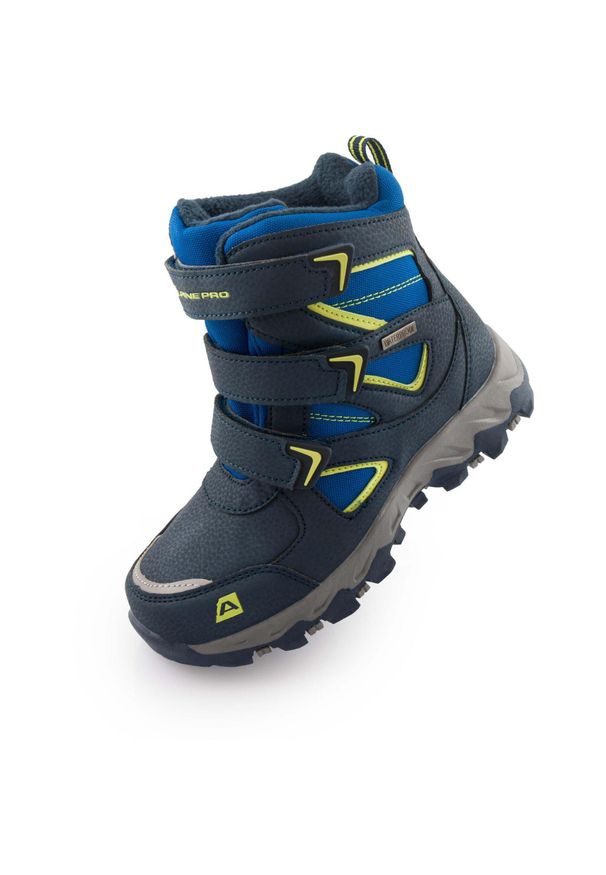 ALPINE PRO - Wodoodporne zimowe buty dla dzieci Alpine Pro Rogio - rozmiar 30. Kolor: zielony. Materiał: materiał. Sezon: zima