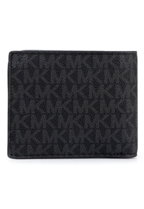 Michael Kors Duży Portfel Męski Greyson 39F9LGYF3B Czarny. Kolor: czarny. Materiał: skóra