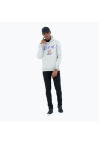 Bluza męska New Era NBA Regular Hoody Los Angeles Lakers. Kolor: szary