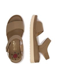 Go Soft Sandały LA3J9111-L8 Beżowy. Kolor: beżowy. Materiał: materiał #3