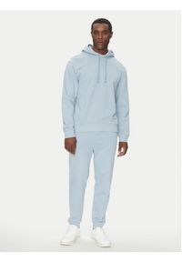 Hugo - HUGO Bluza Dapo 50486478 Błękitny Relaxed Fit. Kolor: niebieski. Materiał: bawełna #5