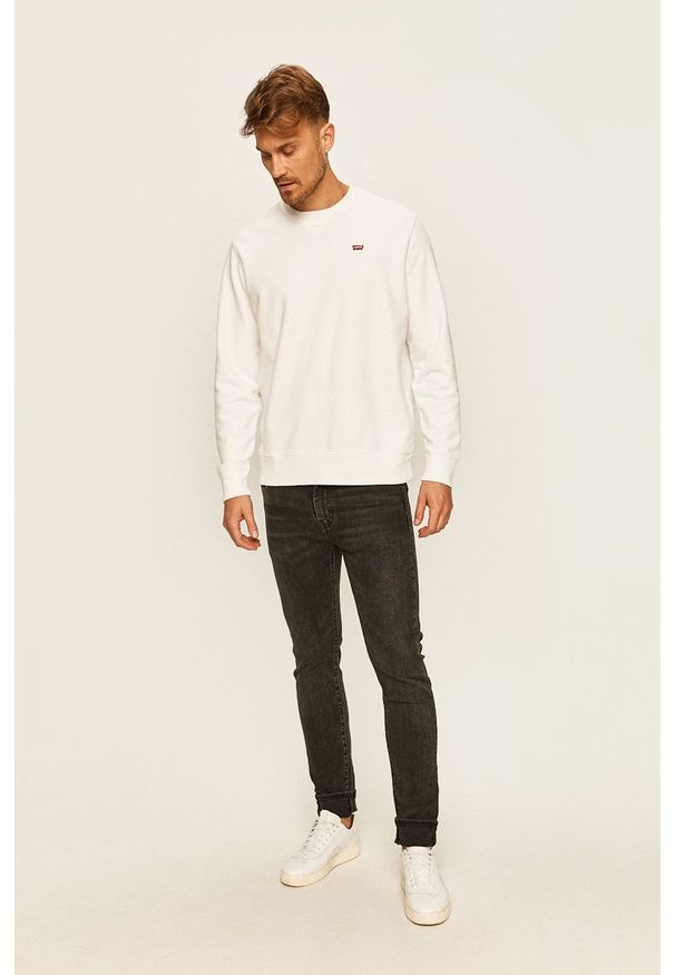 Levi's® - Levi's - Bluza. Okazja: na spotkanie biznesowe, na co dzień. Kolor: biały. Styl: casual, biznesowy