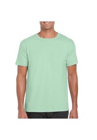 GILDAN - Koszulka Softstyle Dla Dorosłych Unisex. Kolor: zielony. Sport: turystyka piesza #1
