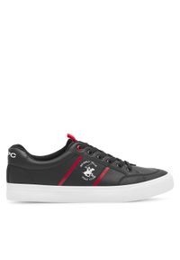 Beverly Hills Polo Club Sneakersy M-SS24-3C012 Czarny. Kolor: czarny. Materiał: skóra