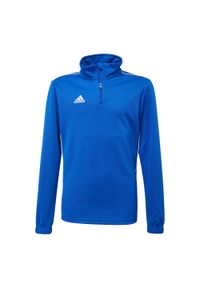 Adidas - adidas JR Core 18 Bluza Treningowa 140. Kolor: wielokolorowy, niebieski, biały