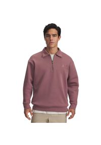 Polarowa bluzka z suwakiem Under Armour Icon Fleece. Kolor: brązowy. Materiał: polar. Sport: fitness #1