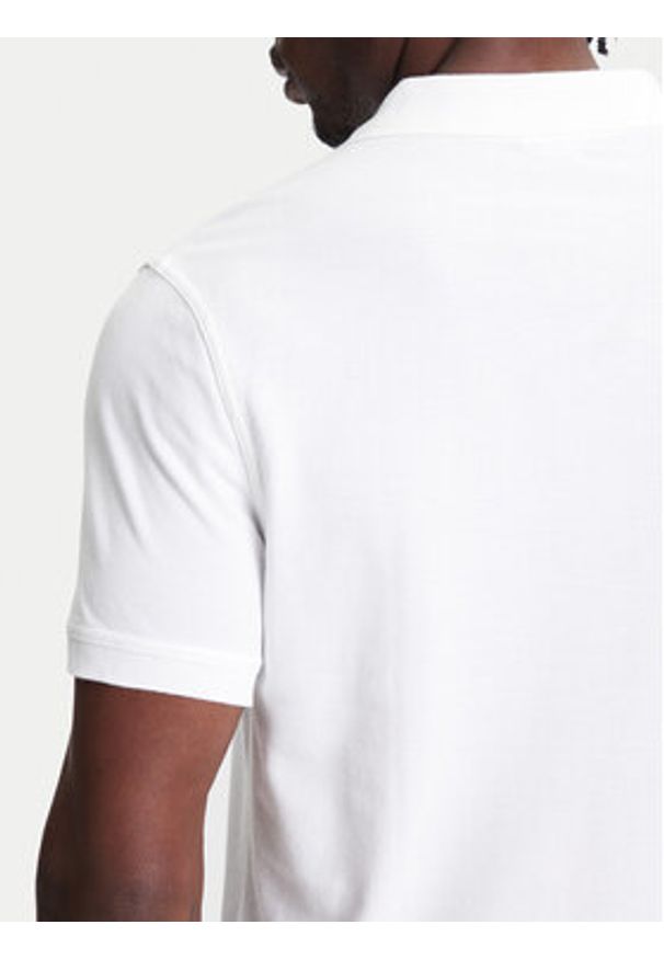 United Colors of Benetton - United Colors Of Benetton Polo 3089U302J Biały Regular Fit. Typ kołnierza: polo. Kolor: biały. Materiał: bawełna