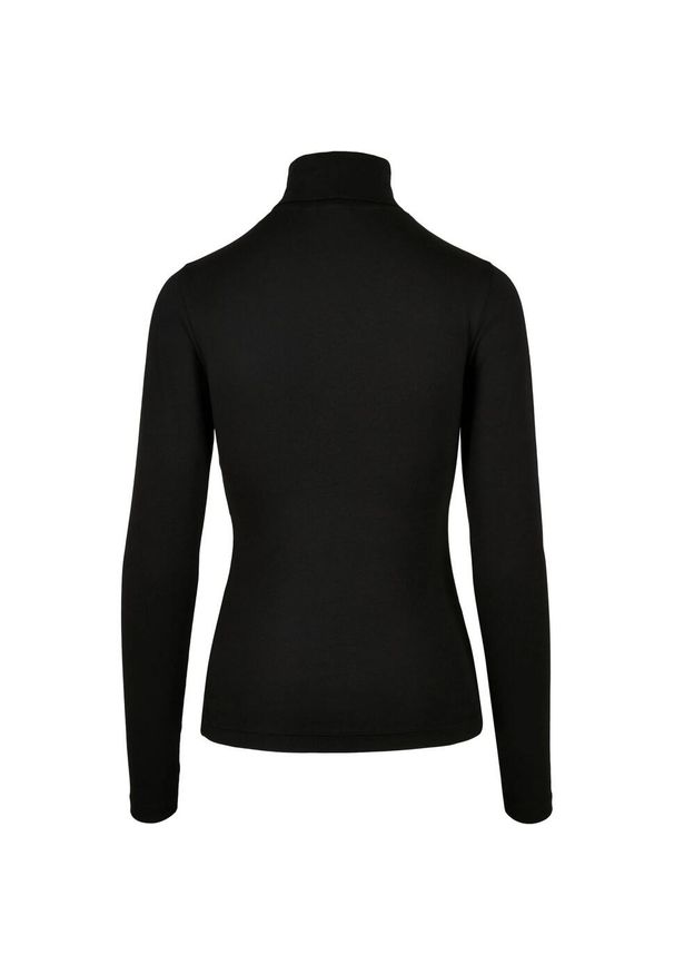 Urban Classics - Bluzka Z Długim Rękawem Dla Pań I Panów Basic Turtle Neck. Kolor: czarny. Długość rękawa: długi rękaw. Długość: długie