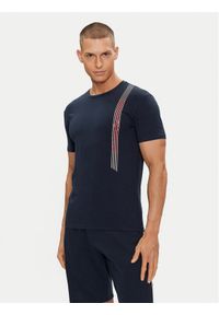 Emporio Armani Underwear T-Shirt 111971 4R525 00135 Granatowy Slim Fit. Kolor: niebieski. Materiał: bawełna