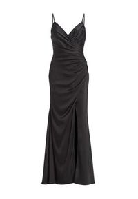 Hey Kyla Sukienka wieczorowa 5AI075HK Czarny Slim Fit. Kolor: czarny. Materiał: satyna, syntetyk. Styl: wizytowy #5