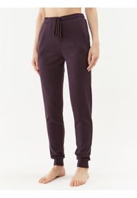 Triumph Spodnie piżamowe Cozy Comfort Cozy Trouser 10216531 Granatowy Regular Fit. Kolor: niebieski. Materiał: syntetyk #1