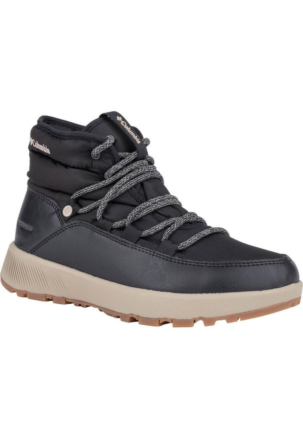 columbia - Buty Sneakersy Damskie Columbia Slopeside Village Mid Waterproof. Kolor: czarny. Sezon: zima