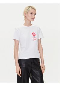 Hugo - HUGO T-Shirt Destrel_2 50544897 Biały Relaxed Fit. Kolor: biały. Materiał: bawełna