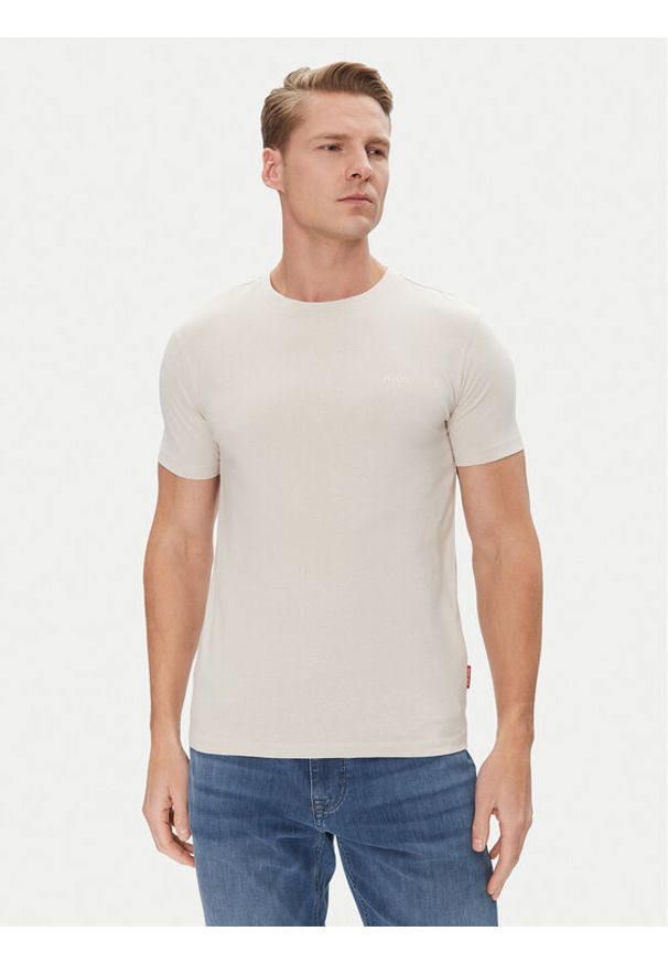 JOOP! Jeans T-Shirt 15 JJJ-32Alphis 30045926 Beżowy Modern Fit. Kolor: beżowy. Materiał: bawełna