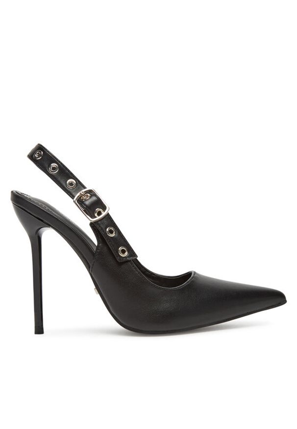 DeeZee Szpilki AL96229-1 Czarny. Kolor: czarny. Materiał: skóra. Obcas: na szpilce