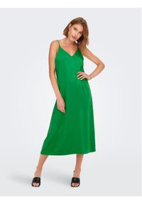 only - ONLY Sukienka codzienna Cosmo 15278205 Zielony Regular Fit. Okazja: na co dzień. Kolor: zielony. Materiał: syntetyk. Typ sukienki: proste. Styl: casual #1