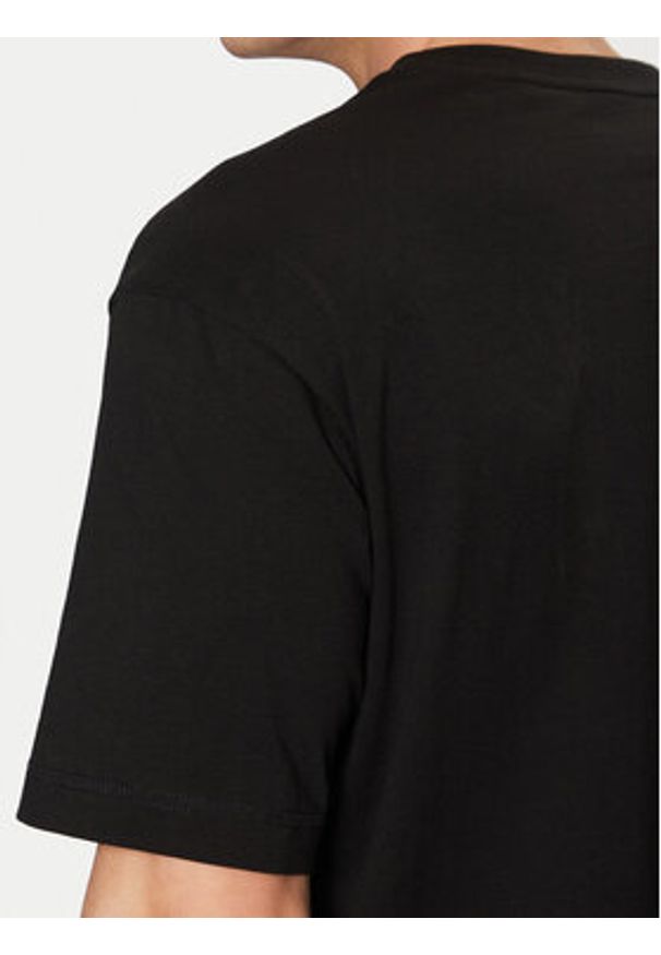 BOSS T-Shirt 50534919 Czarny Regular Fit. Kolor: czarny. Materiał: bawełna