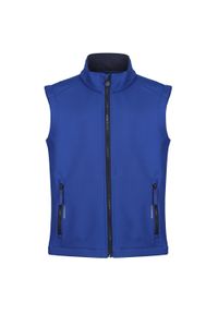 Regatta - Ocieplacz Na Ciało Ablaze Softshell Dla Dzieci I Niemowląt. Kolor: niebieski. Materiał: softshell. Sport: turystyka piesza #1