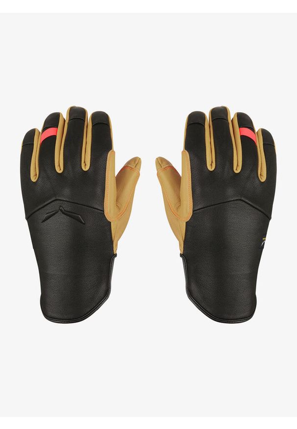 Rękawiczki damskie Salewa Ortles AM Leather Gloves. Kolor: czarny. Sport: turystyka piesza