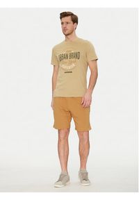 Blend Szorty sportowe 20717881 Brązowy Regular Fit. Kolor: brązowy. Materiał: bawełna. Styl: sportowy #4