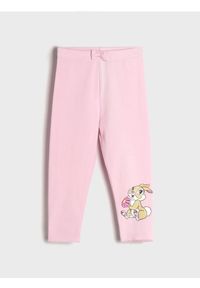 Sinsay - Legginsy z kokardką Disney - begonia. Wzór: motyw z bajki