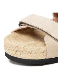 Manebi Espadryle Trekking Sandals K 1.1 Beżowy. Kolor: beżowy. Materiał: zamsz, skóra #4