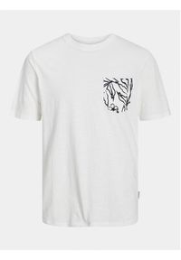 Jack & Jones - Jack&Jones T-Shirt Lafayette 12250435 Biały Standard Fit. Kolor: biały. Materiał: bawełna #3
