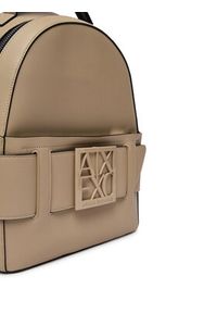 Armani Exchange Plecak XW001204 AF13672 U6223 Beżowy. Kolor: beżowy. Materiał: skóra #3