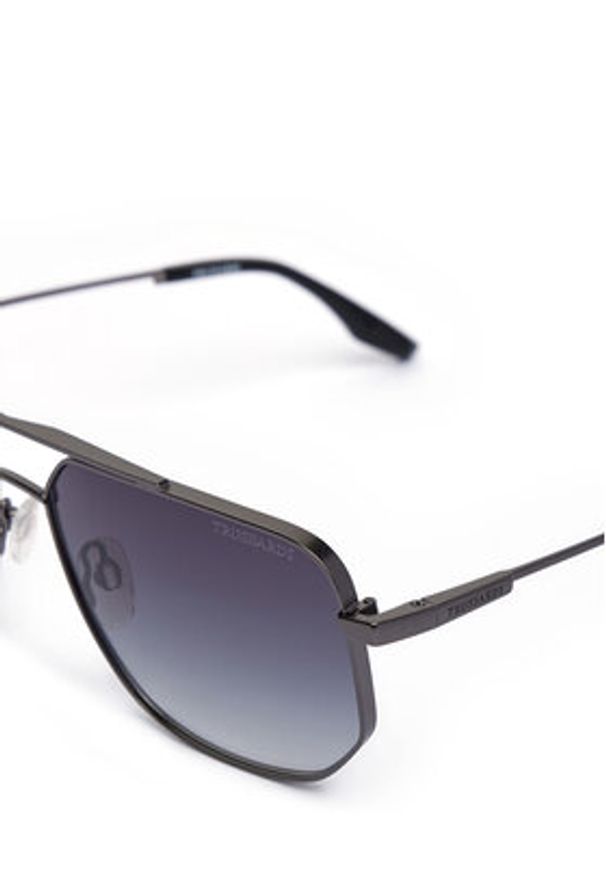 Trussardi Jeans - Trussardi Okulary przeciwsłoneczne TSM3014 Srebrny. Kolor: srebrny