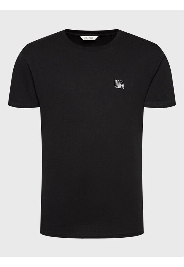 Unfair Athletics T-Shirt UNFR22-127 Czarny Regular Fit. Kolor: czarny. Materiał: bawełna